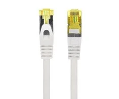 LANBERG patchcord cat.6A S/FTP LSZH CU 1m pilkas