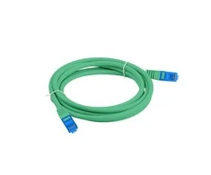 LANBERG patchcord cat.6A FTP LSZH CCA 15m žalias