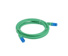 LANBERG patchcord cat.6A FTP LSZH CCA 5m žalias