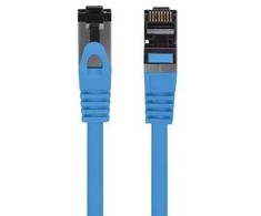 PATCHCORD KAT.8.1 S/FTP LSZH CU 0,25M Mėlynas FLUKE PASSED LANBERG