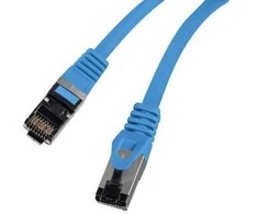 PATCHCORD KAT.8.1 S/FTP LSZH CU 3M Mėlynas FLUKE PASSED LANBERG