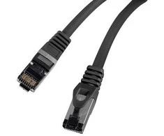 PATCHCORD KAT.8.1 S/FTP LSZH CU 0,5M JUODA FLUKE PASSED LANBERG
