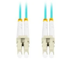 FIBER OPTIC PATCHCORD MM LC/UPC-LC/UPC DUPLEX 3.0MM OM3 50/125 LSZH 10M AQUA LANBERG
