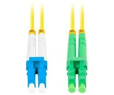 FIBER OPTIC PATCHCORD SM LC/APC-LC/UPC DUPLEX 3.0MM LSZH G657A1 1M GELTONAS LANBERG