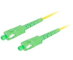 FIBER OPTIC PATCHCORD SM SC/APC-SC/APC SIMPLEX 3.0MM LSZH G657A1 5M Geltonas LANBERG
