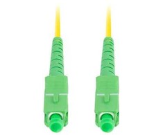 LANBERG Šviesolaidinis pataisas SM SC/APC-SC/APC Simplex 3.0mm LSZH G657A1 0.5m Geltonas