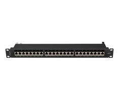 LANBERG patch panel 24 port 1U cat.7 FTP juodas