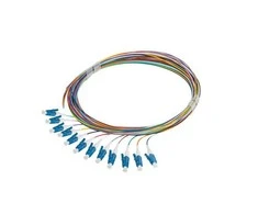 Lanberg Pigtail SM LC/UPC Semi Tight 9/125 G657A1 12X2M multikolor