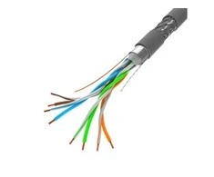 LANBERG LAN kabelis SFTP kat.5e 305m solid CU CPR fluke perduotas pilkas