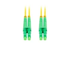 LANBERG šviesolaidinis patchcord SM LC/APC-LC/APC dvipusis 1m LSZH g657a1 3.0mm geltonas