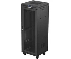 LANBERG Rack spintelė 19 laisvai stovinti 32U 600x600 plokščia pakuotė su tinklelio durelėmis LCD juodas