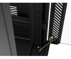 LANBERG Rack spintelė 19 laisvai stovinti 32U 600x1000 plokščia pakuotė su stiklinėmis durelėmis LCD juodas
