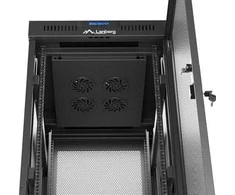 LANBERG Rack spintelė 19 laisvai stovinti 32U 600x800 plokščia pakuotė su tinklelio durelėmis LCD juodas