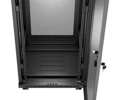 LANBERG Rack spintelė 19 laisvai stovinti 37U 600x600 plokščia pakuotė su tinklelio durelėmis LCD juodas