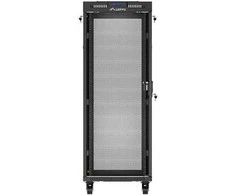 LANBERG Rack spintelė 19 laisvai stovinti 32U 600x600 plokščia pakuotė su tinklelio durelėmis LCD juodas