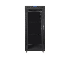 LANBERG laisvai pastatomas stelažas 19 colių spintelė 27U 600x800 stiklinių durų LCD butas juodas