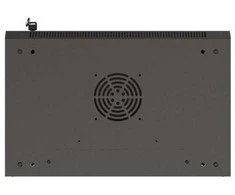 Lanberg prie sienos montuojama rack spintelė 19" 4U 540x350 juodos stiklinės durys