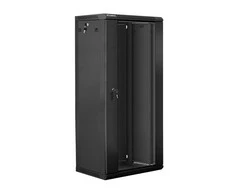 LANBERG WF01-6427-10B sieninis stovas 19 colių išmontuojamas plokščias paketas 27U/600x450mm juodas