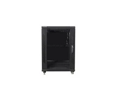LANBERG FF01-6615-12B laisvai pastatomas stovas 19 colių savaime surenkamas plokščias paketas 15U/600x600mm juodas