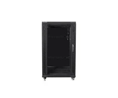 LANBERG FF01-6622-12B laisvai pastatomas stovas 19 savaime surenkamas plokščias paketas 22U/ 600x600mm juodas