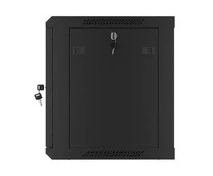 LANBERG sieninė spintelė 19 colių 6U 600x600 plieninės durys pilkas flat pack