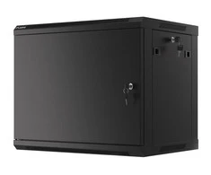 LANBERG sieninė spintelė 19 colių 6U 600x600 plieninės durys pilkas flat pack