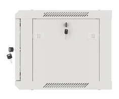 LANBERG sieninė spintelė 19 colių 6U 600x450 plieninės durys pilkas flat pack