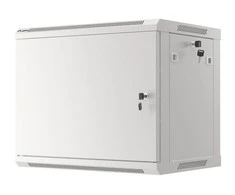 LANBERG sieninė spintelė 19 colių 9U 600x450 plieninės durys pilkas flat pack
