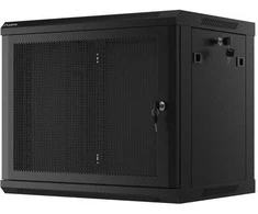 Lanberg pakabinama spintelė 19" 9U 600X450 juoda perforuotos durys