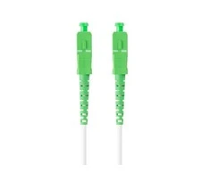 LANBERG šviesolaidinis patchcord SM SC/APC-SC/APC simplex 25m LSZH g657a2 3.0mm baltas