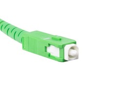 LANBERG šviesolaidinis patchcord SM SC/APC-SC/APC simplex 15m LSZH g657a2 3.0mm baltas