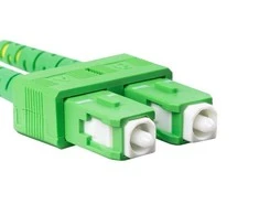 LANBERG šviesolaidinis laidas SM SC/APC-SC/APC dvipusis 1m LSZH g657a1 3.0mm geltonas