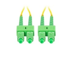LANBERG šviesolaidinis laidas SM SC/APC-SC/APC dvipusis 1m LSZH g657a1 3.0mm geltonas