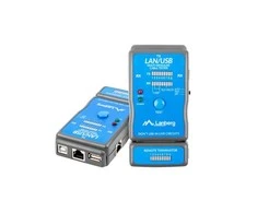 LANBERG NT-0403 Lanberg kabelių testeris, skirtas laidams, baigtiems RJ45, RJ-11, USB