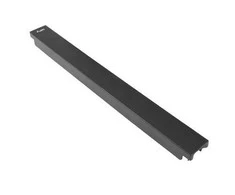 LANBERG 19inch plastikas fast assembly fire retardant blanking panel 1U juodas