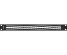 Lanberg Plug 19" 1U spintelėms, perforuota juoda
