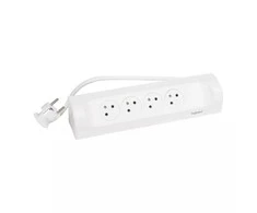 Legrand Kampinis ilgintuvas 4x2p+su 1m baltas