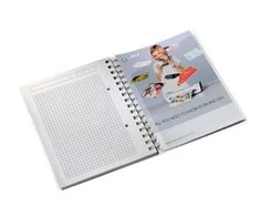 Leitz KOŁONOTATNIK W KRATKĘ A5 PP LEITZ WOW, ROŽINĖ 80389448