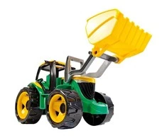 Galingas traktorius LENA Giga Trucks žalias, 62cm