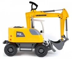 Lena Važiuoklė „Liebherr“ ekskavatoriaus transporto priemonė, 48 cm, laisvai surenkama dėžėje