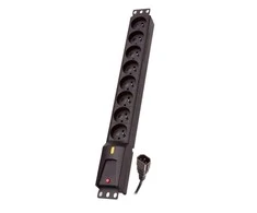 Maitinimo Blokas - LESTAR LZRM 810 BW G-A K.:CZ 3M PDU 8x UTE 10A Juodas
