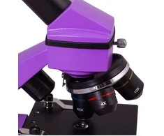 Mikroskopas Levenhuk Rainbow 2L PLUS, violetinis
