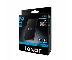 Kietasis diskas Lexar SSD SL300, USB3.2 Gen2 iki R1050/W1000, 2TB