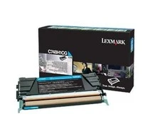 Lexmark C748H1CG kasetė, žalsvai mėlyna, 10 000 puslapių