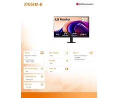 Monitorius LG 27U631A-B - 100Hz | QHD | 27'' | IPS | 5ms