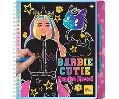 Lisciani Nubraukiama Barbė ir eskizų knygelė
