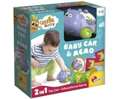 Lisciani Hippopotamus automobilis ir atminties žaidimas - Carotina Baby