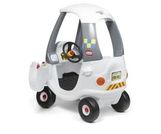 Paspiriama mašinėlė Little Tikes Cozy Coupe Policija (173790E3), balta