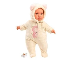 Llorens 14208 Lėlė Julija 42 cm su minkštu pilvuku