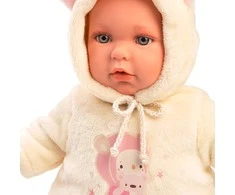 Llorens 14208 Lėlė Julija 42 cm su minkštu pilvuku